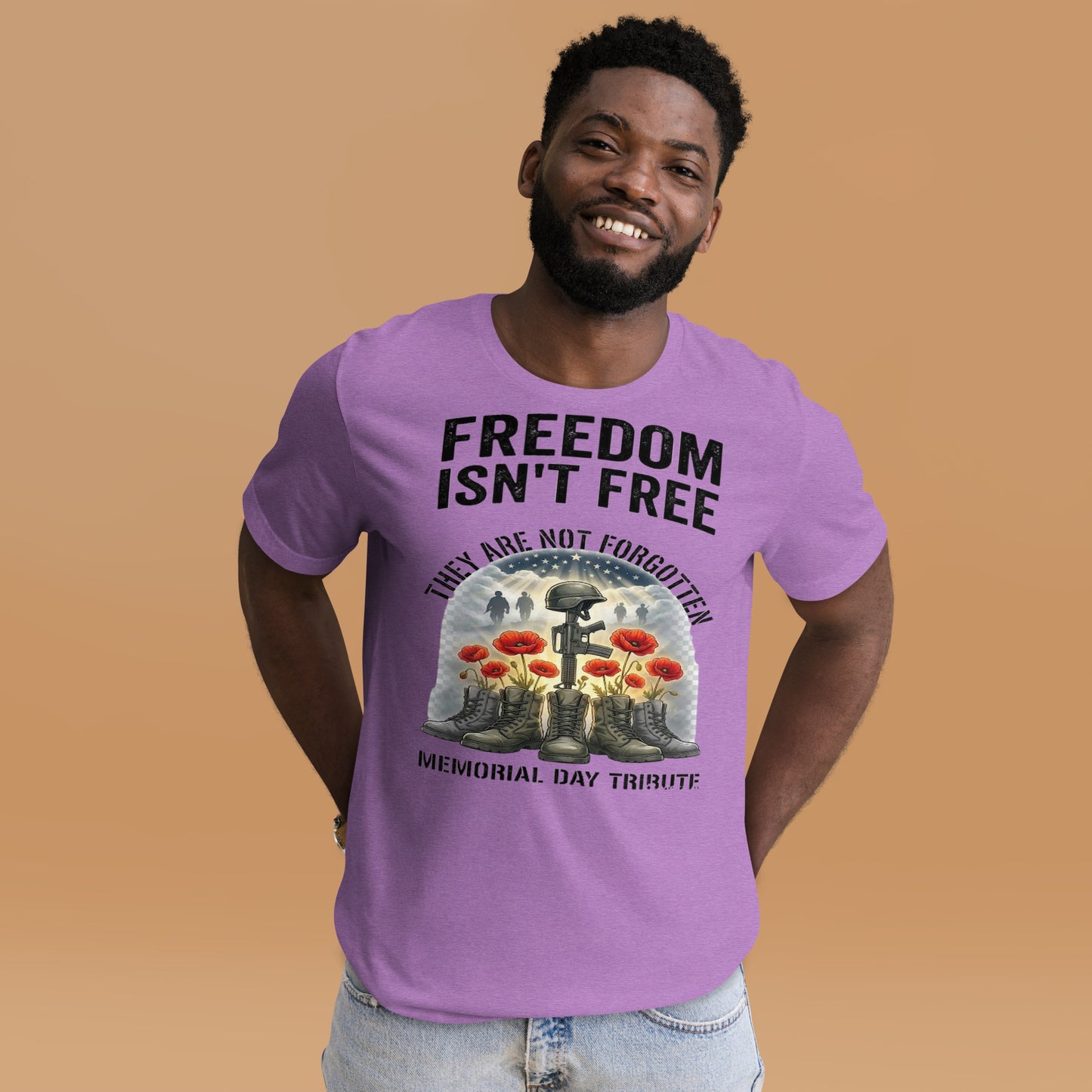 Faith to Freedom Christian Military T-Shirt | Faith-Based Apparel