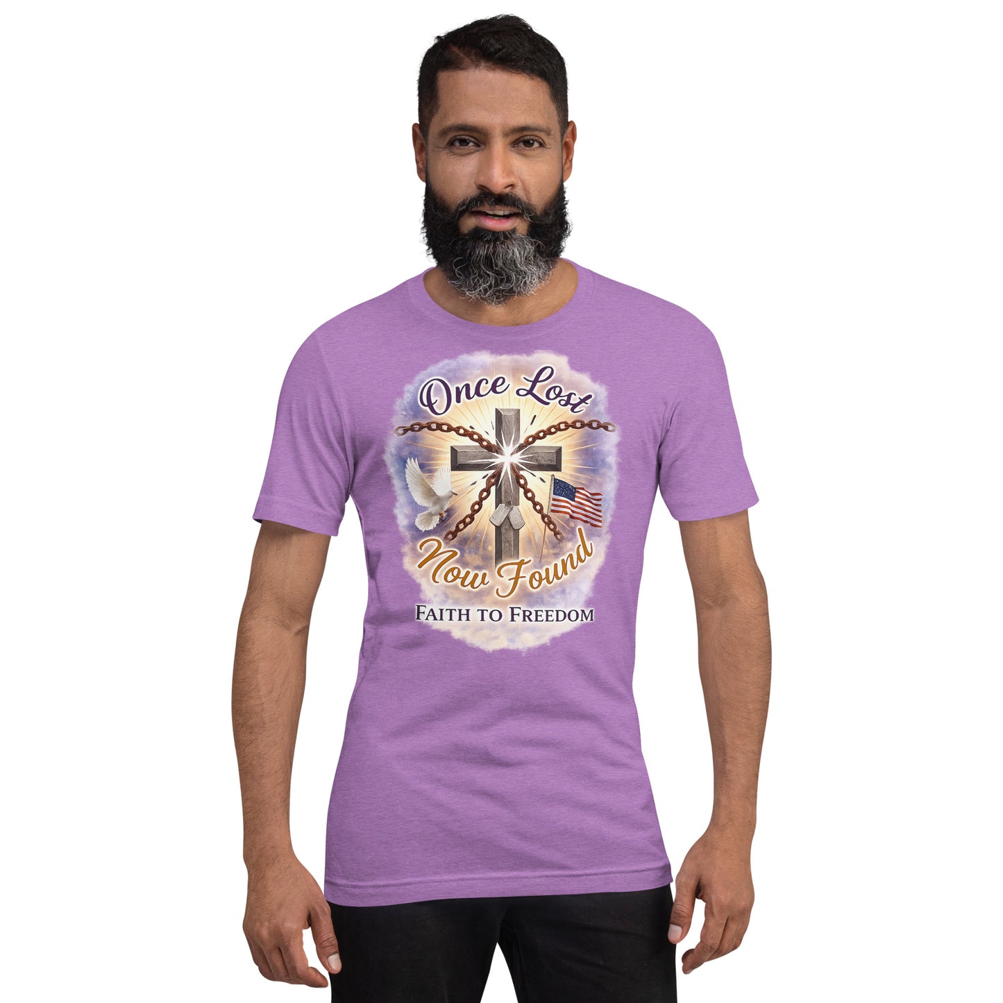 Faith to Freedom Christian Military T-Shirt | Faith-Based Apparel