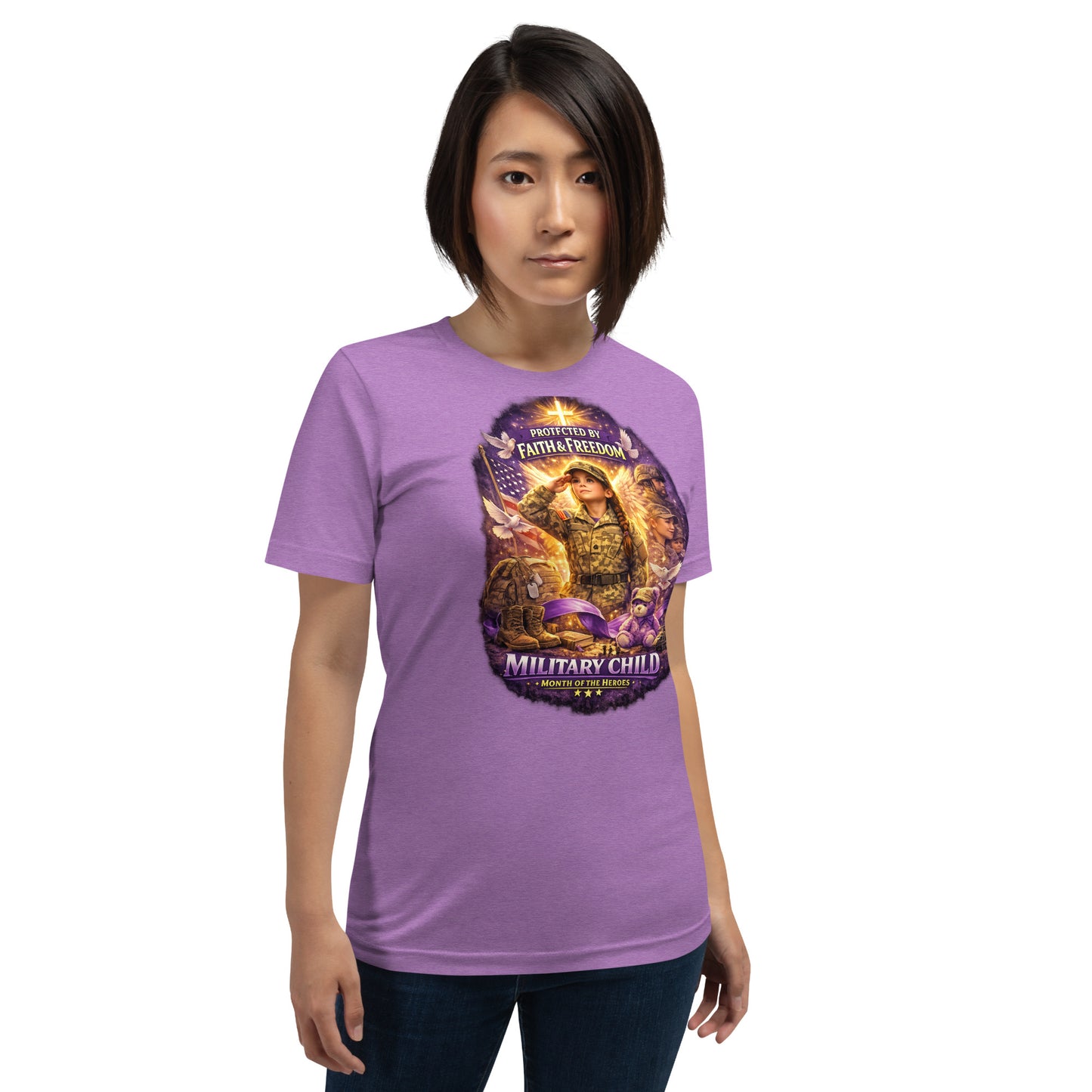 Faith to Freedom Christian Military T-Shirt | Faith-Based Apparel