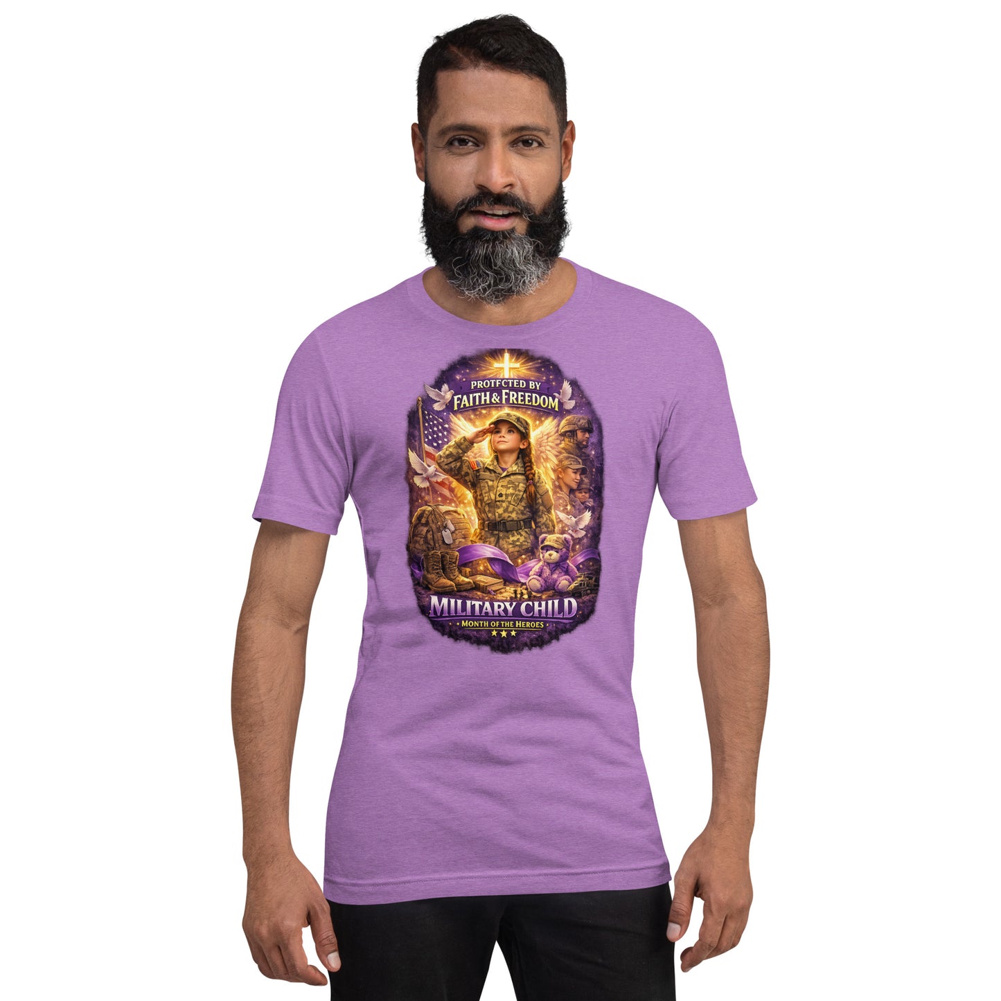 Faith to Freedom Christian Military T-Shirt | Faith-Based Apparel