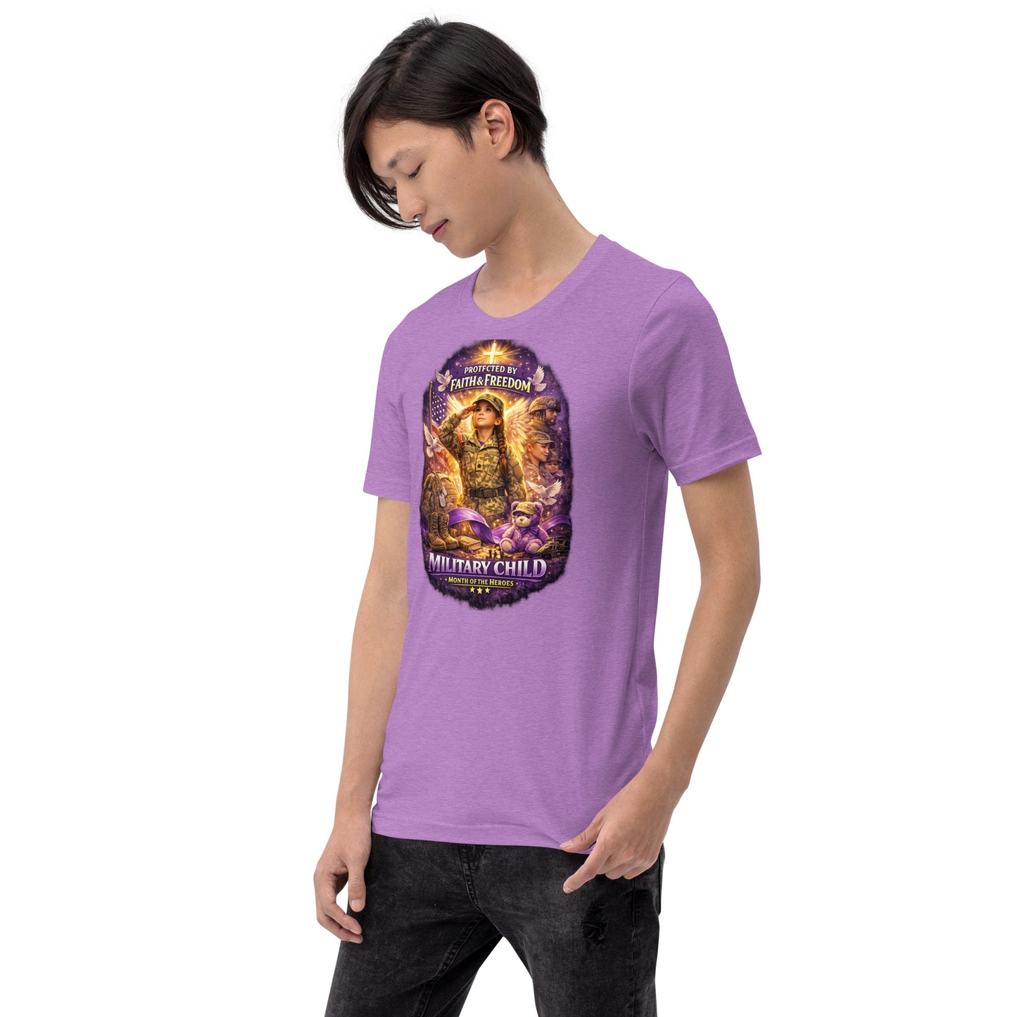 Faith to Freedom Christian Military T-Shirt | Faith-Based Apparel