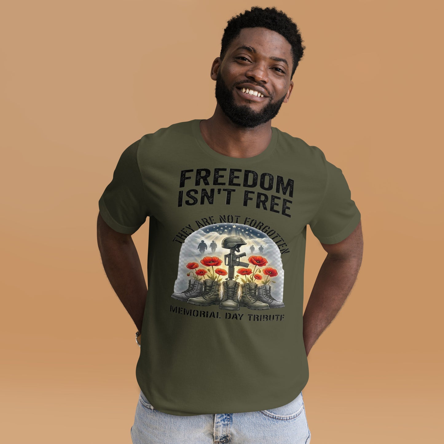 Faith to Freedom Christian Military T-Shirt | Faith-Based Apparel