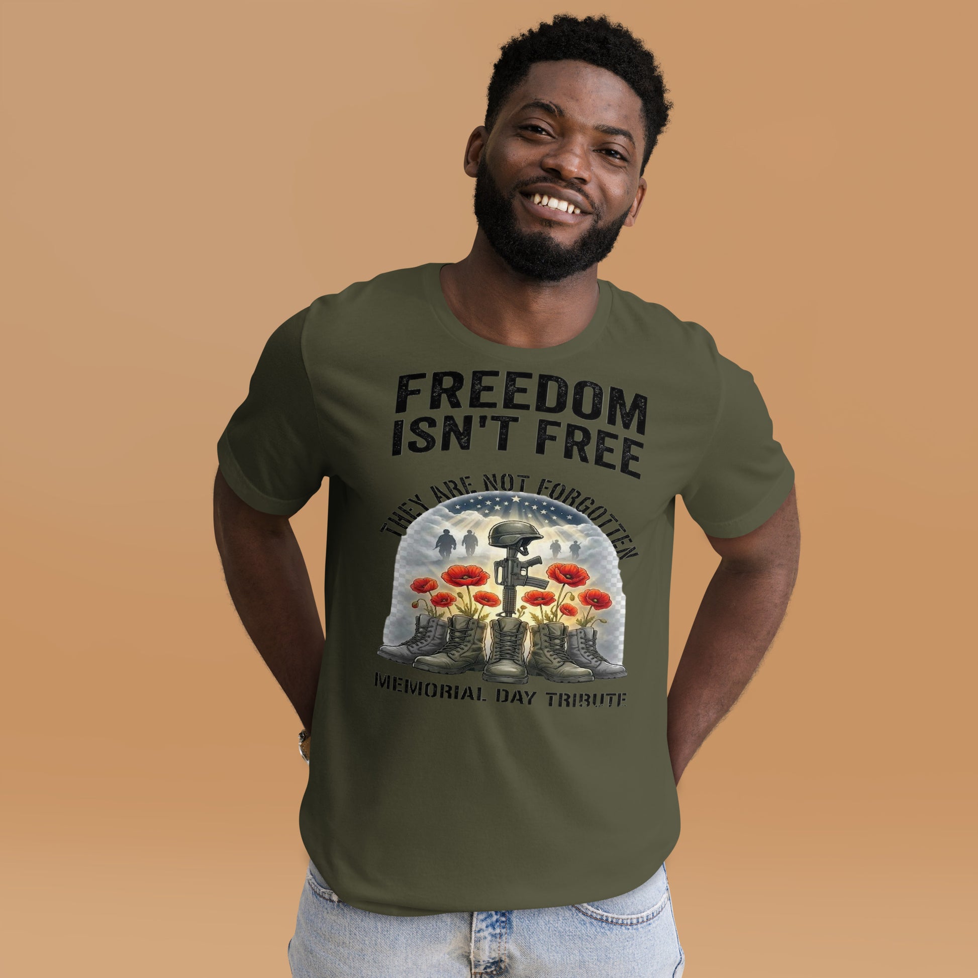 Faith to Freedom Christian Military T-Shirt | Faith-Based Apparel
