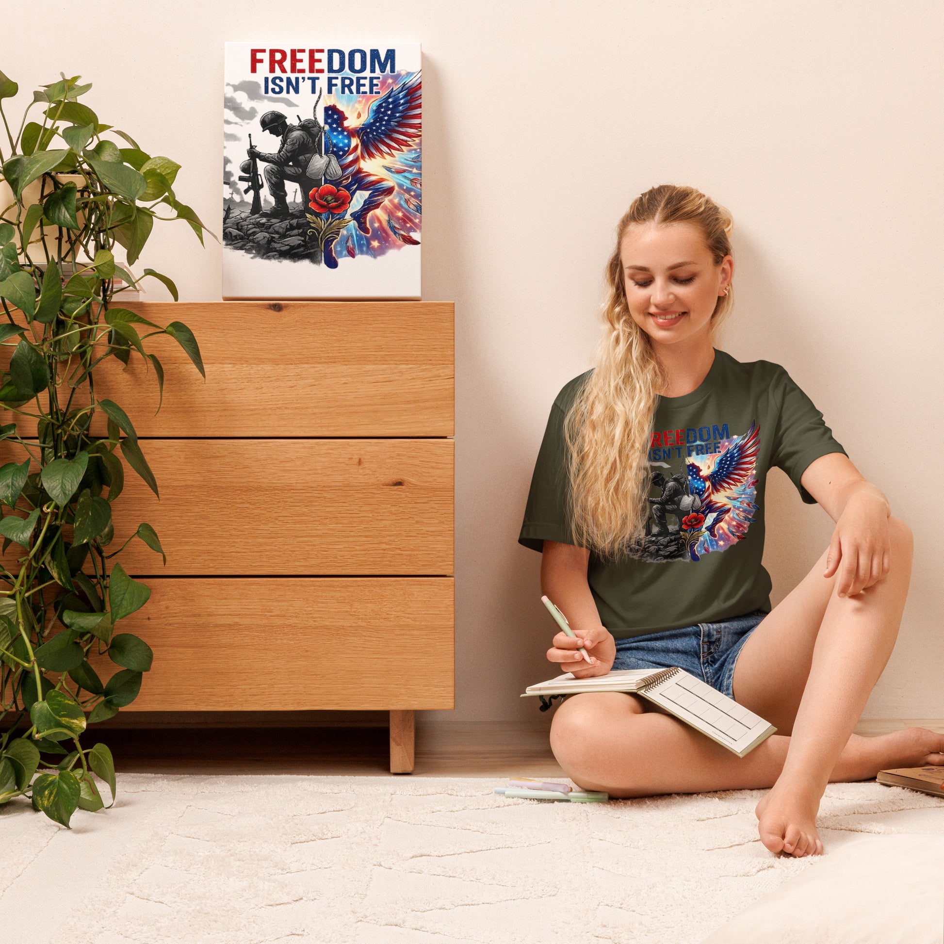 Faith to Freedom Christian Military T-Shirt | Faith-Based Apparel