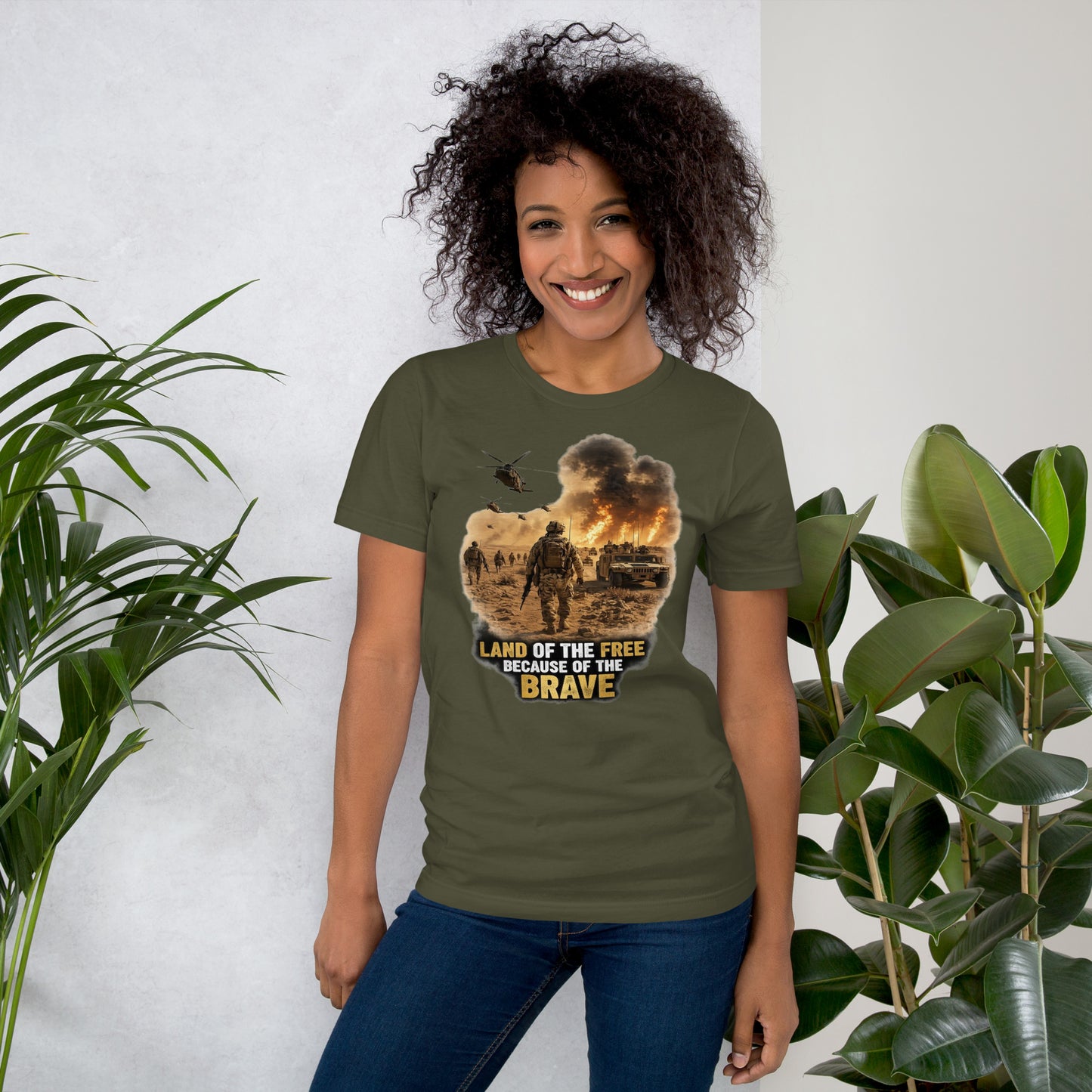 Faith to Freedom Christian Military T-Shirt | Faith-Based Apparel