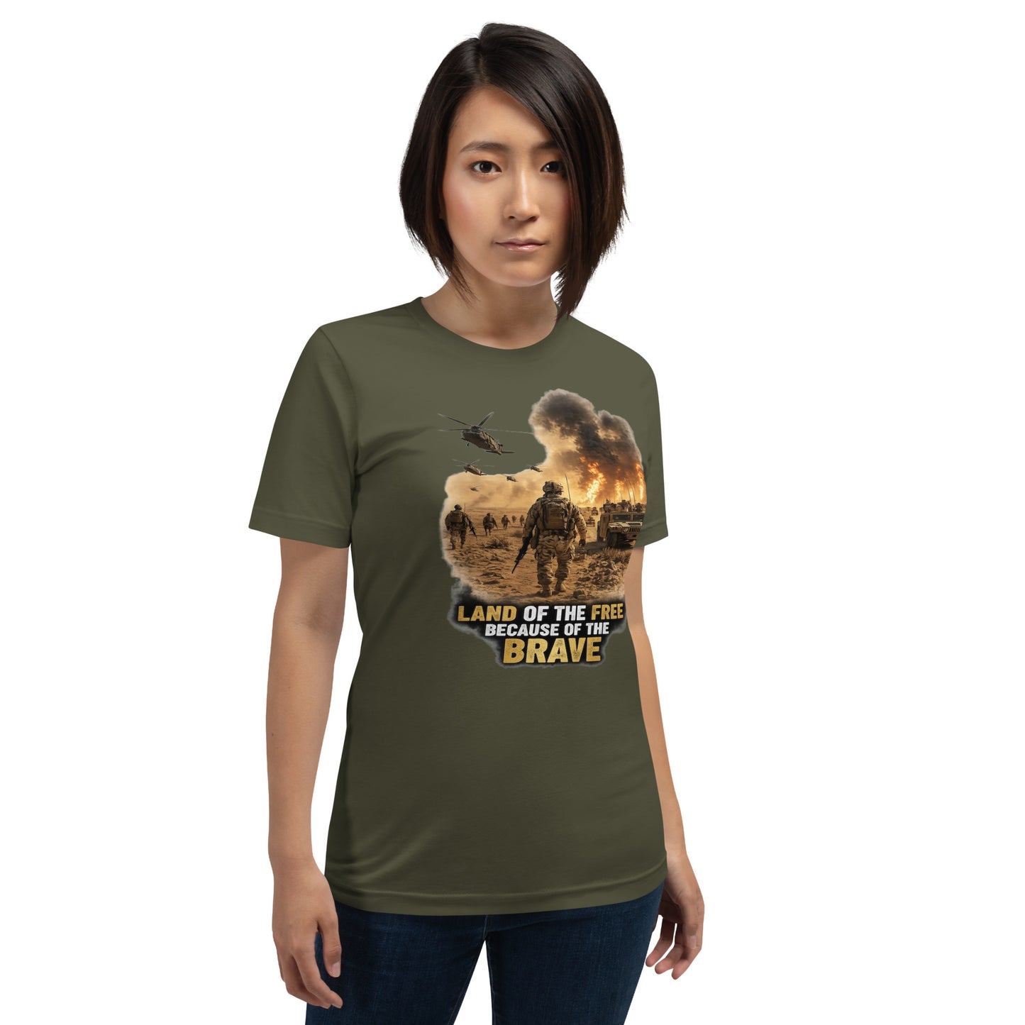 Faith to Freedom Christian Military T-Shirt | Faith-Based Apparel