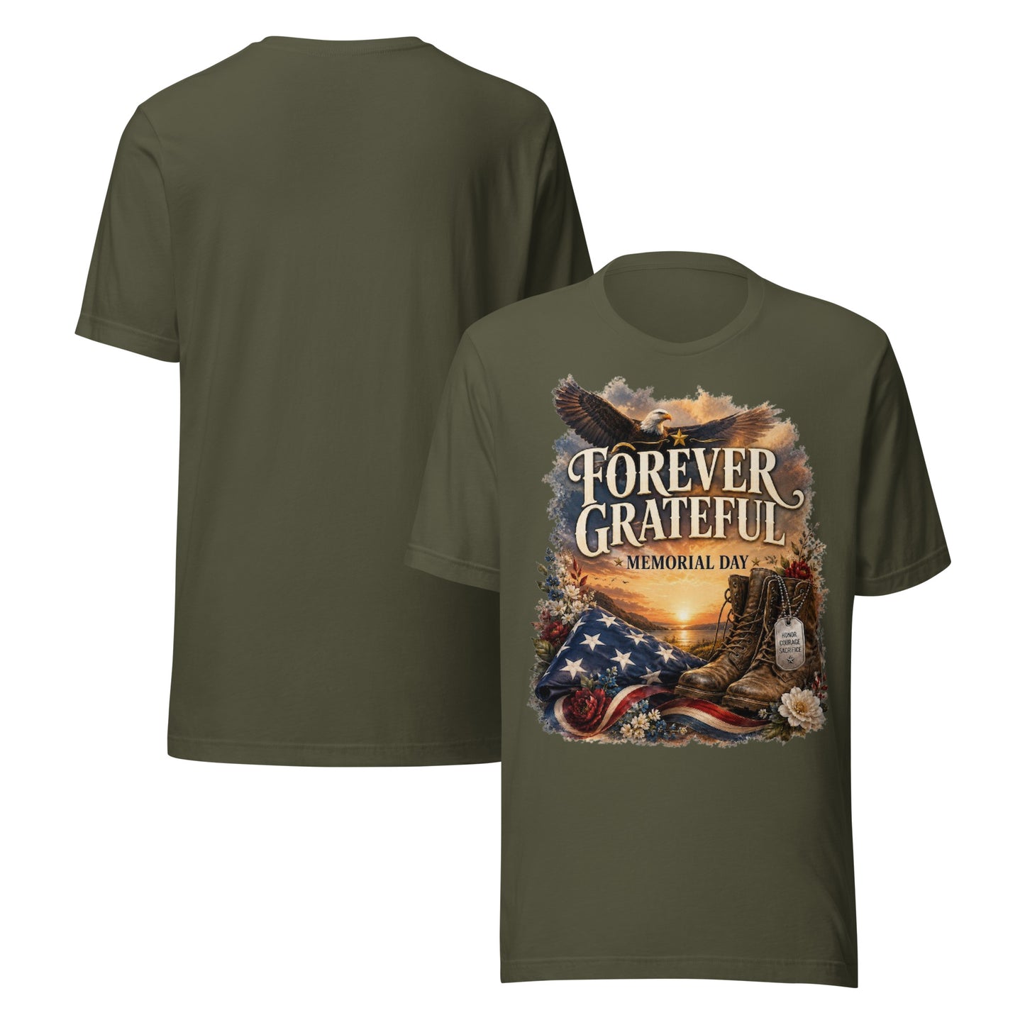 Faith to Freedom Christian Military T-Shirt | Faith-Based Apparel
