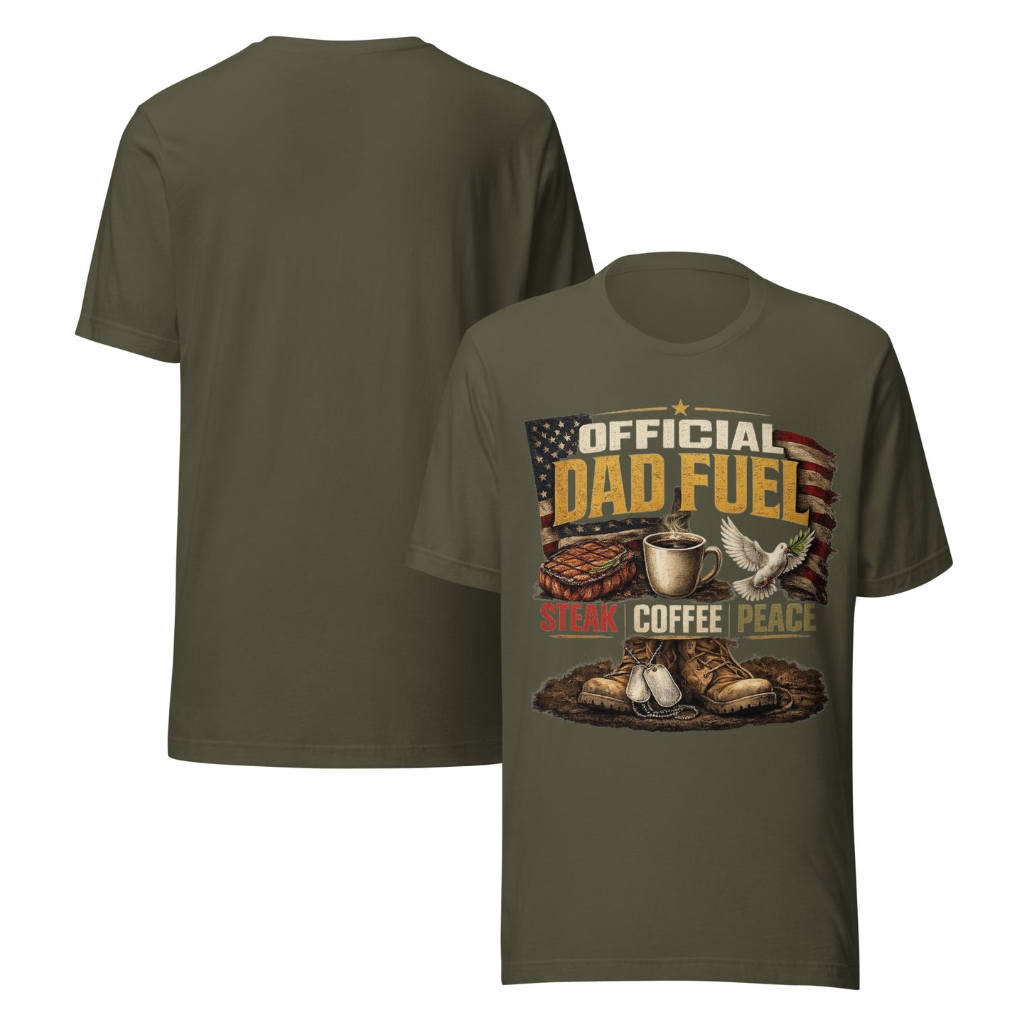 Faith to Freedom Christian Military T-Shirt | Faith-Based Apparel