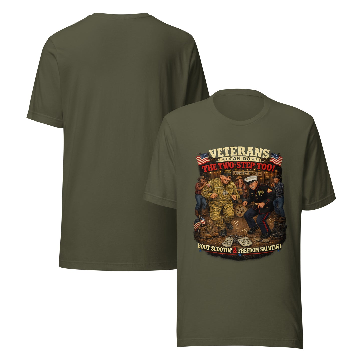 Faith to Freedom Christian Military T-Shirt | Faith-Based Apparel