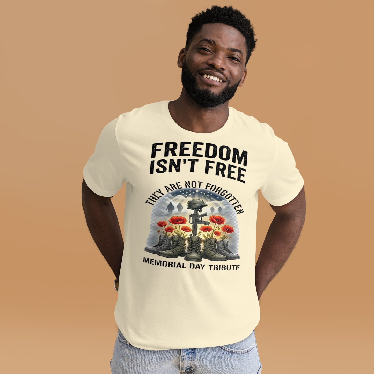 Faith to Freedom Christian Military T-Shirt | Faith-Based Apparel