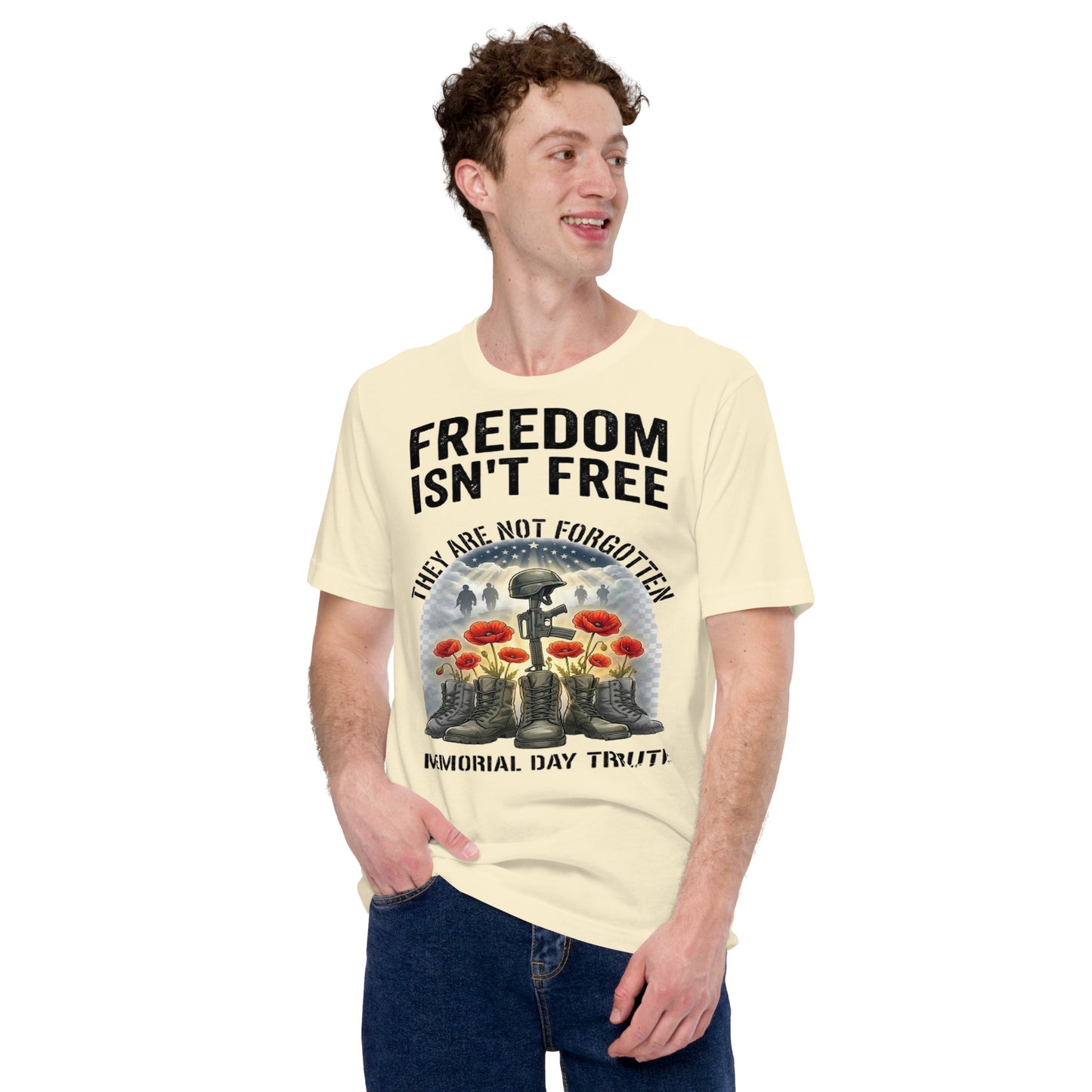 Faith to Freedom Christian Military T-Shirt | Faith-Based Apparel
