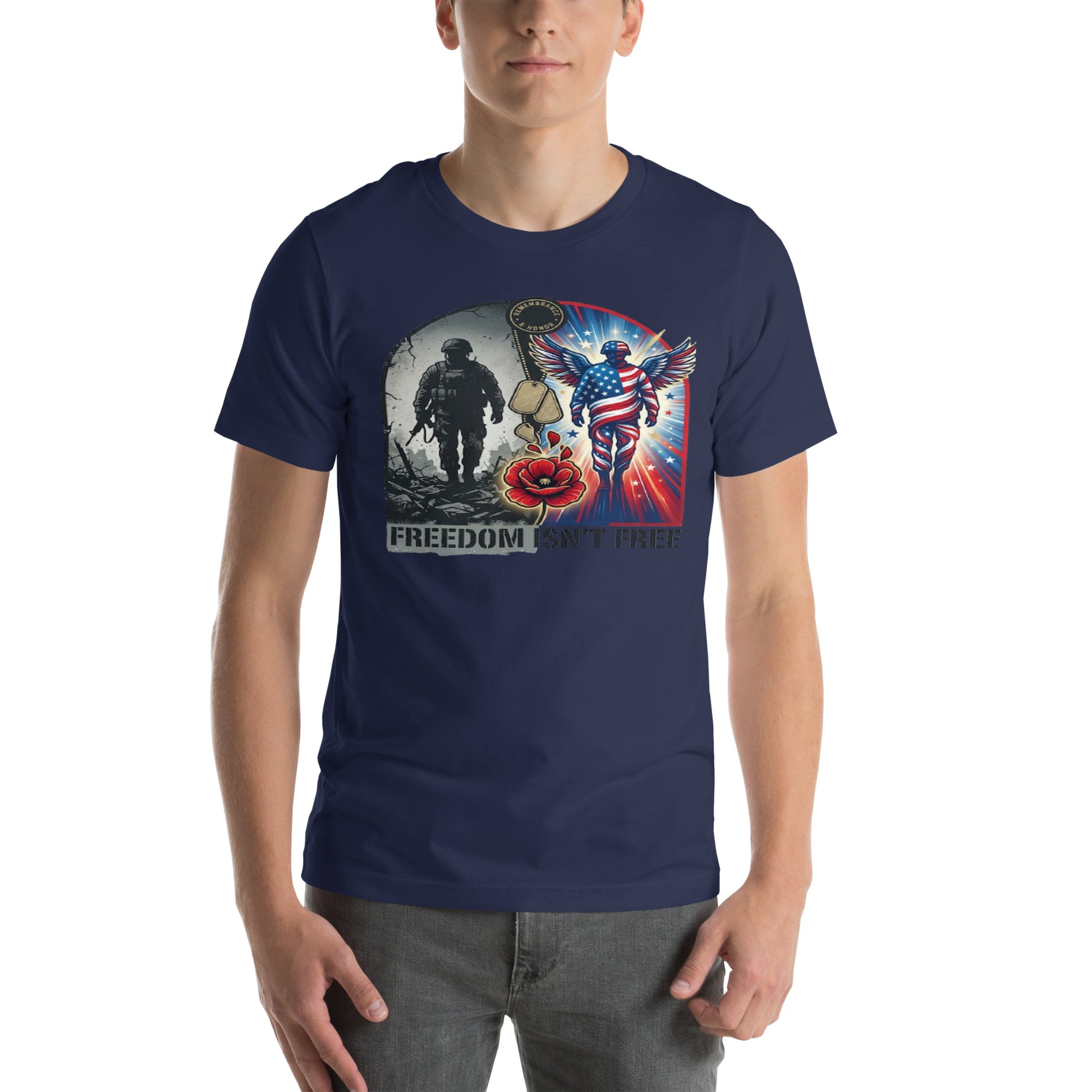 Faith to Freedom Christian Military T-Shirt | Faith-Based Apparel