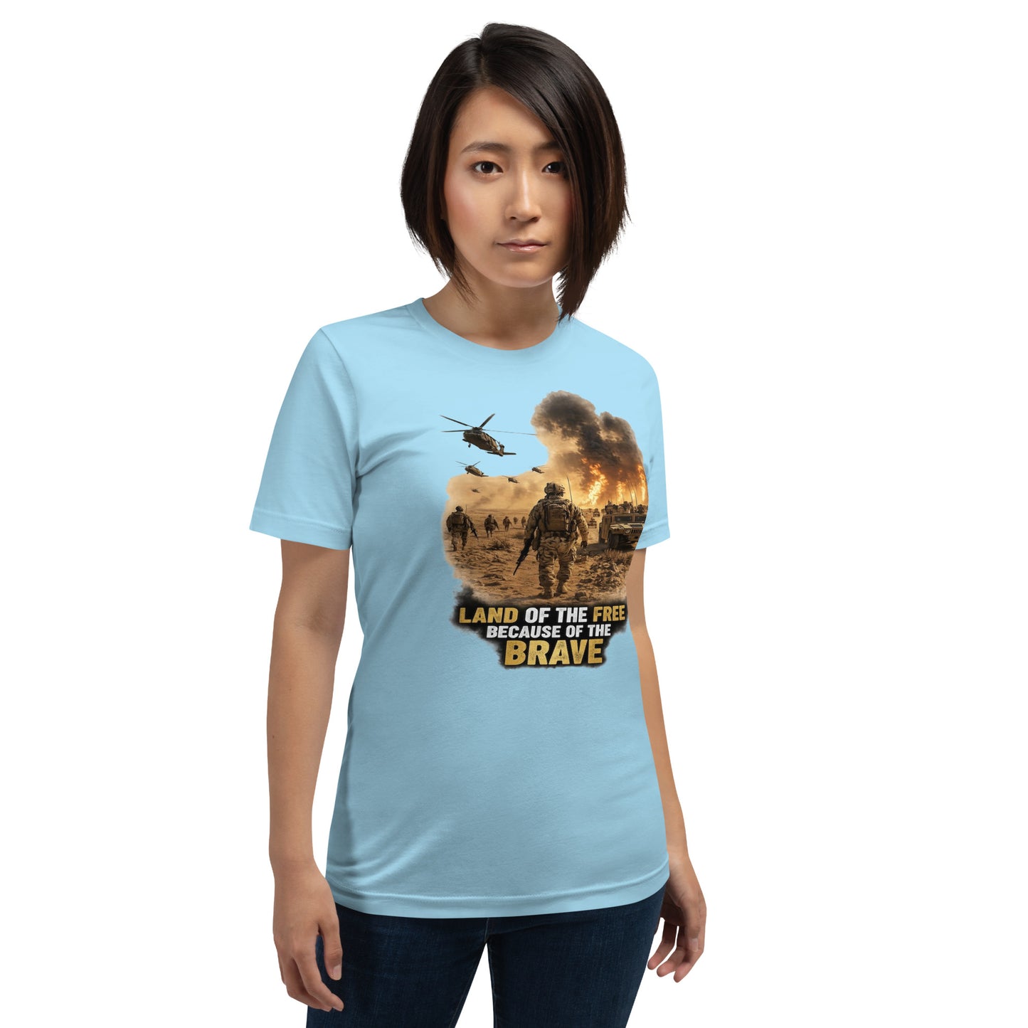 Faith to Freedom Christian Military T-Shirt | Faith-Based Apparel