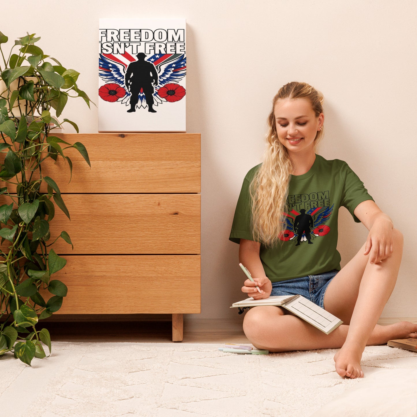Faith to Freedom Christian Military T-Shirt | Faith-Based Apparel