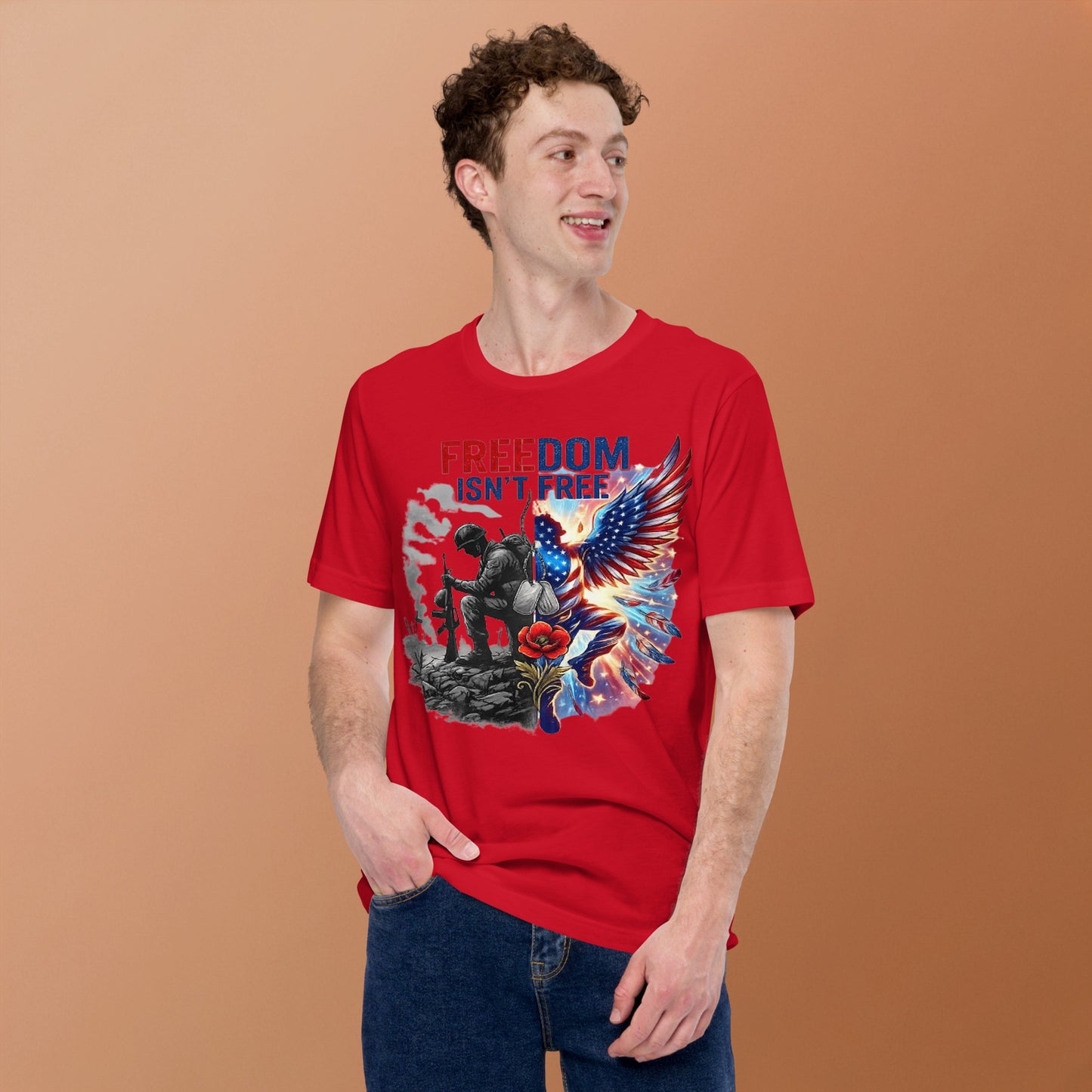Faith to Freedom Christian Military T-Shirt | Faith-Based Apparel