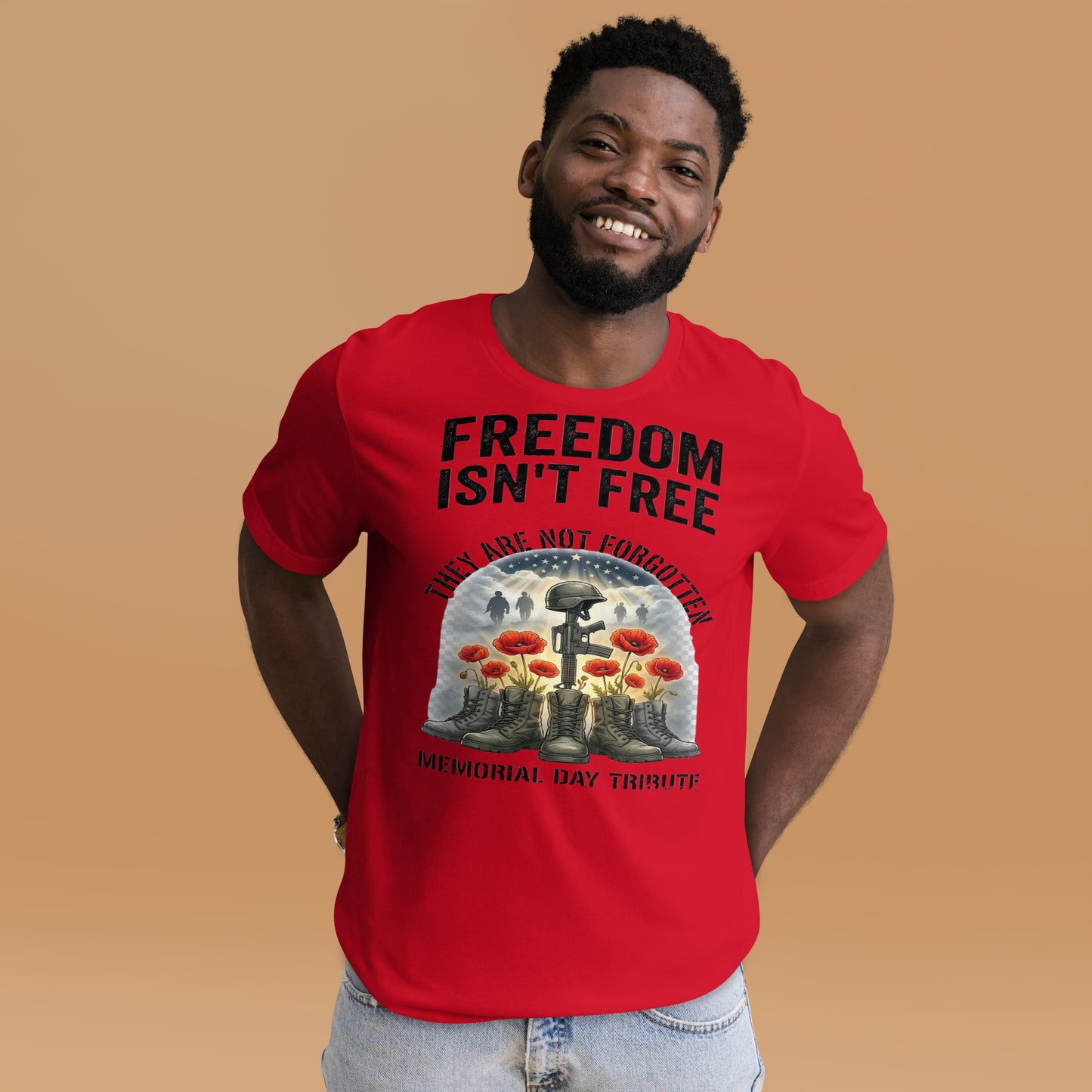 Faith to Freedom Christian Military T-Shirt | Faith-Based Apparel