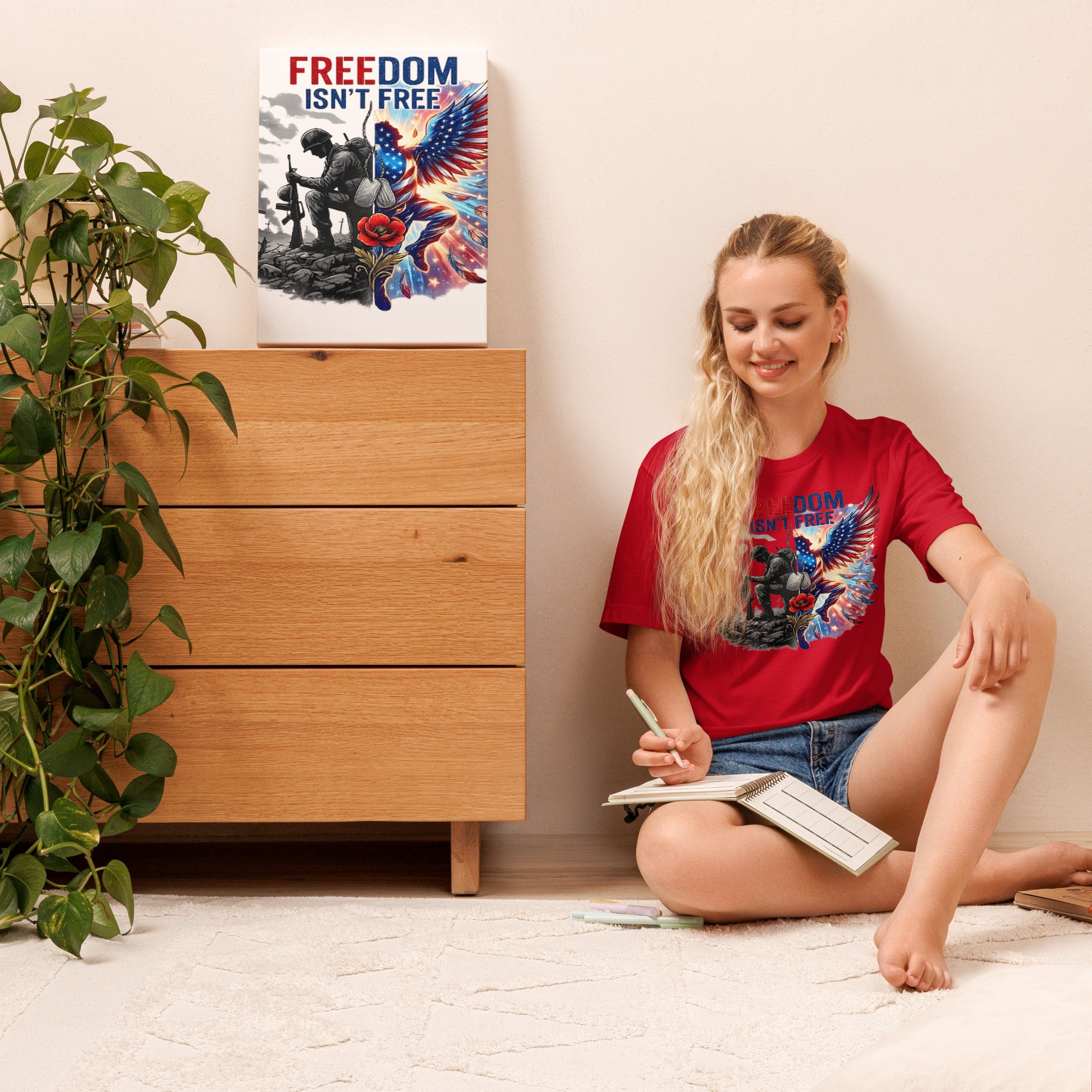 Faith to Freedom Christian Military T-Shirt | Faith-Based Apparel
