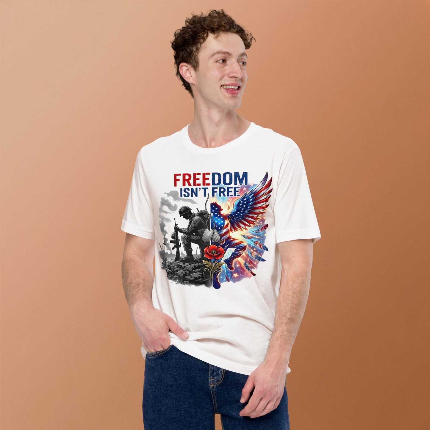 Faith to Freedom Christian Military T-Shirt | Faith-Based Apparel