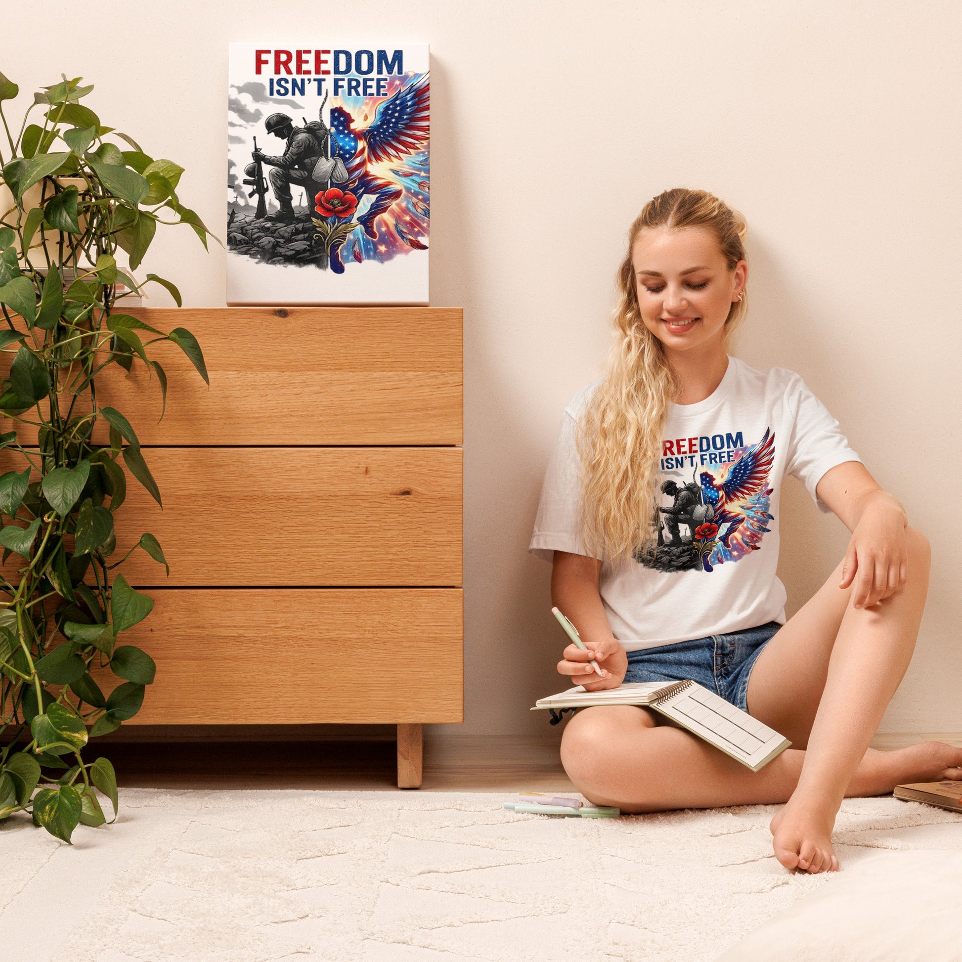 Faith to Freedom Christian Military T-Shirt | Faith-Based Apparel