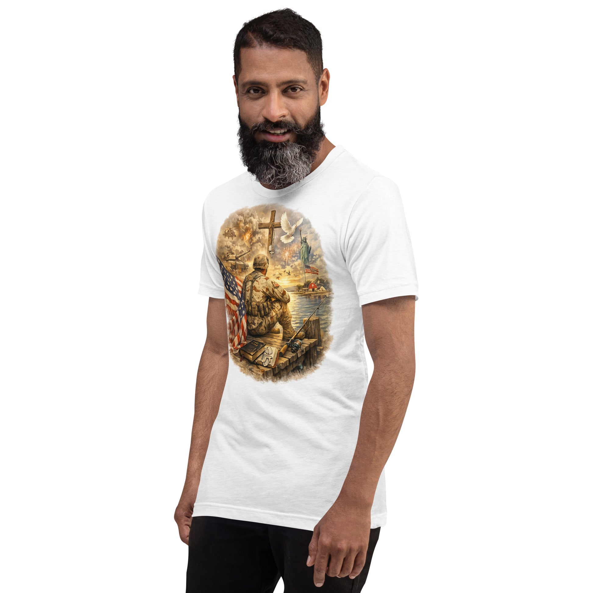 Faith to Freedom Christian Military T-Shirt | Faith-Based Apparel