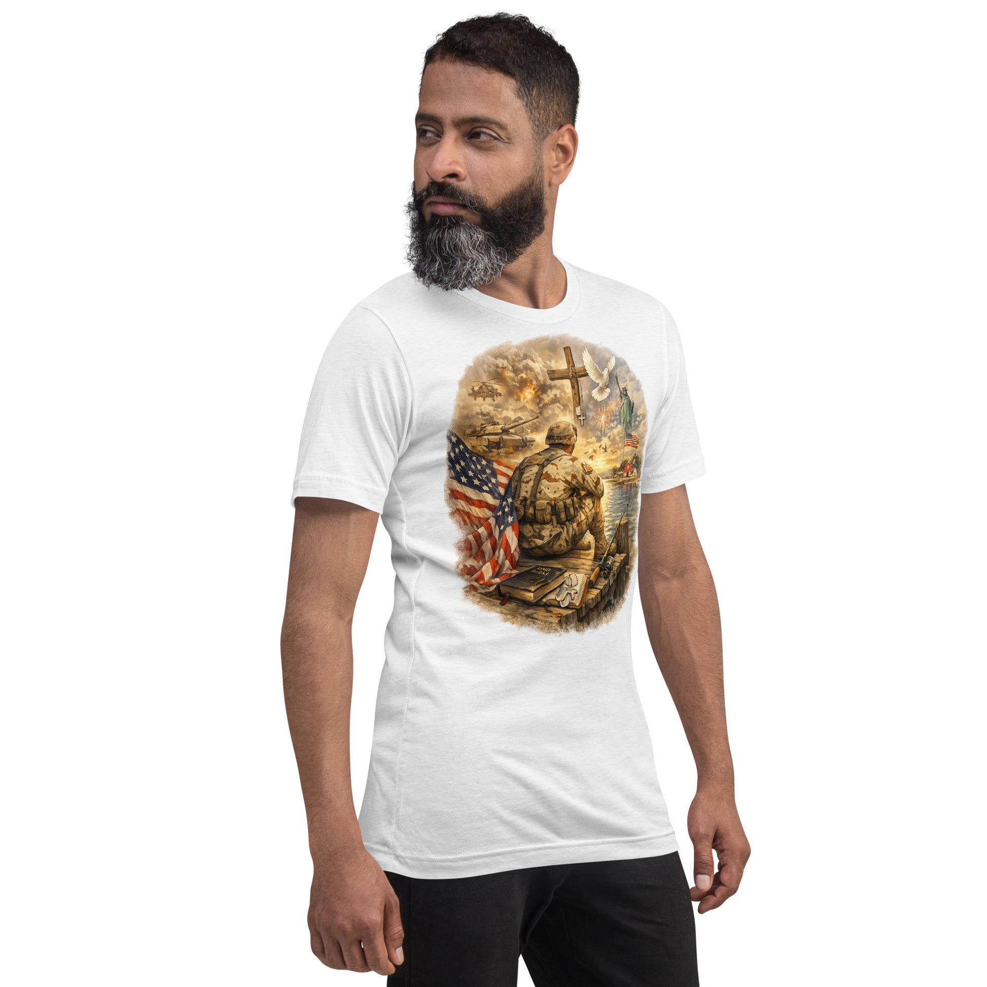 Faith to Freedom Christian Military T-Shirt | Faith-Based Apparel