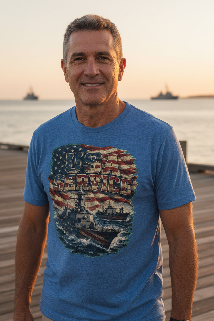 Veteran at the Pier