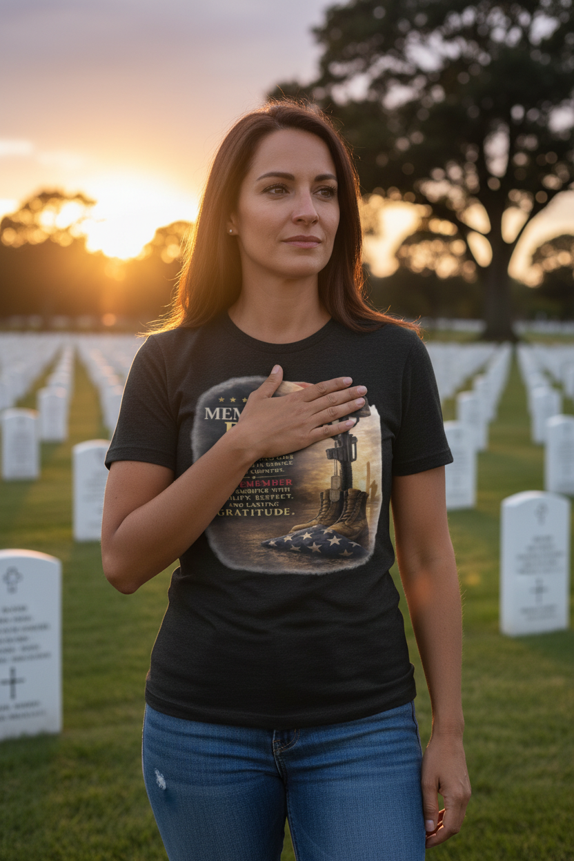 Veterans Cemetery at Sunset