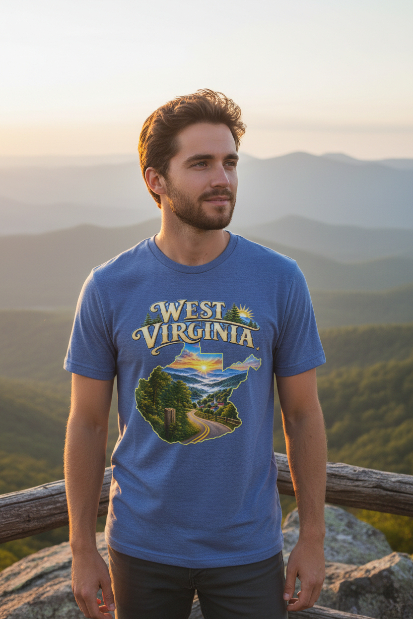 West Virginia Lifestyle Mockup 1 - Mountain Overlook