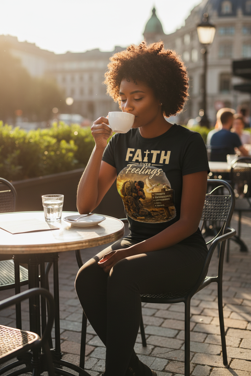 Woman Black Tee