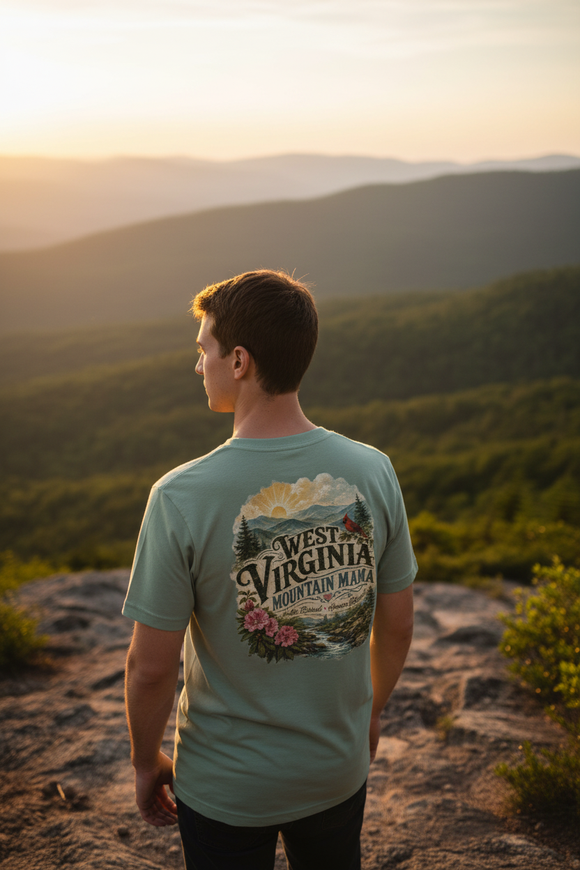WV Mountain Mama - Man on Trail